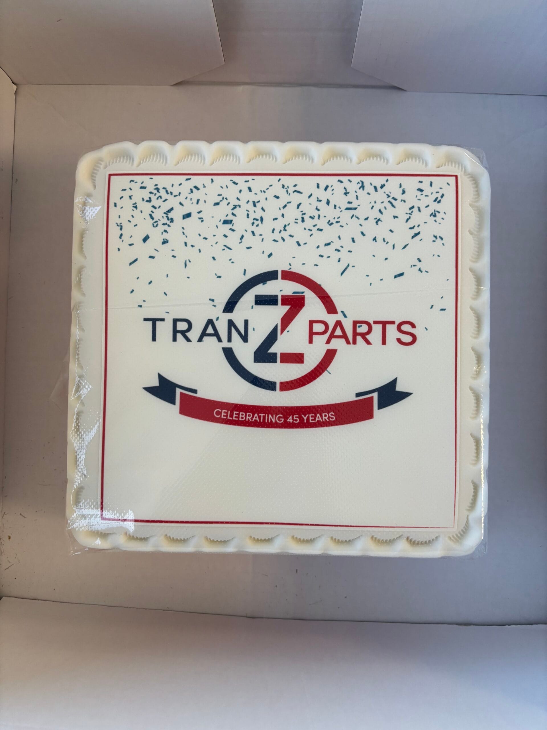 Tranzparts Cake